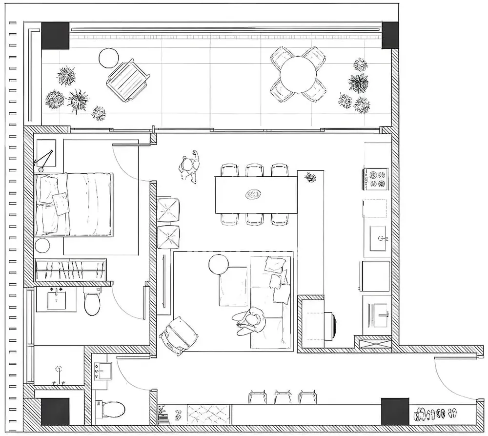 Apartamento, 1 quarto, 54 m² - Foto 4