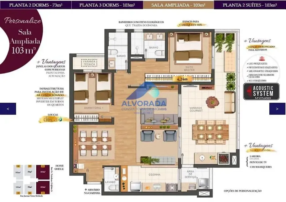 Apartamento, 2 quartos, 206 m² - Foto 8