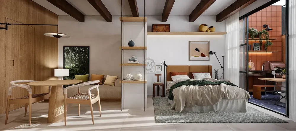 Apartamento, 1 quarto, 27 m² - Foto 1