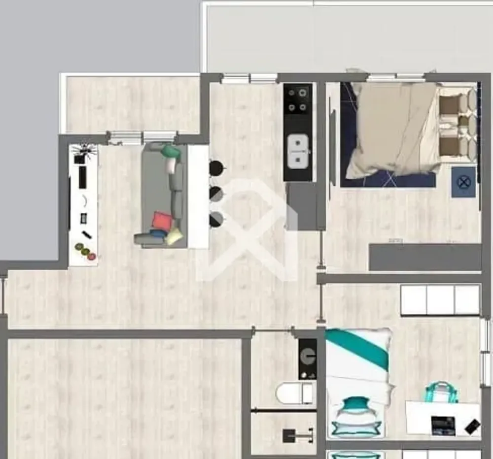 Apartamento, 2 quartos, 41 m² - Foto 3
