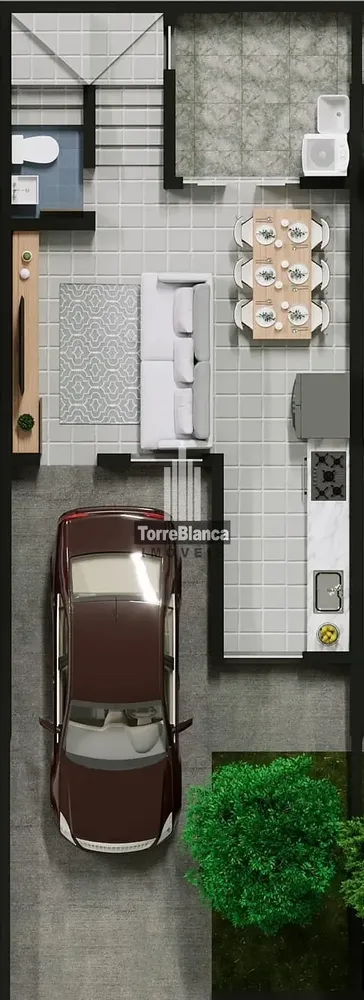 Sobrado, 2 quartos, 93 m² - Foto 4