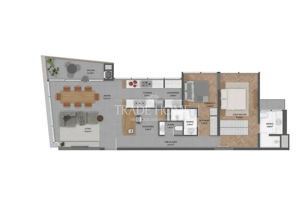 Apartamento, 3 quartos, 115 m² - Foto 2