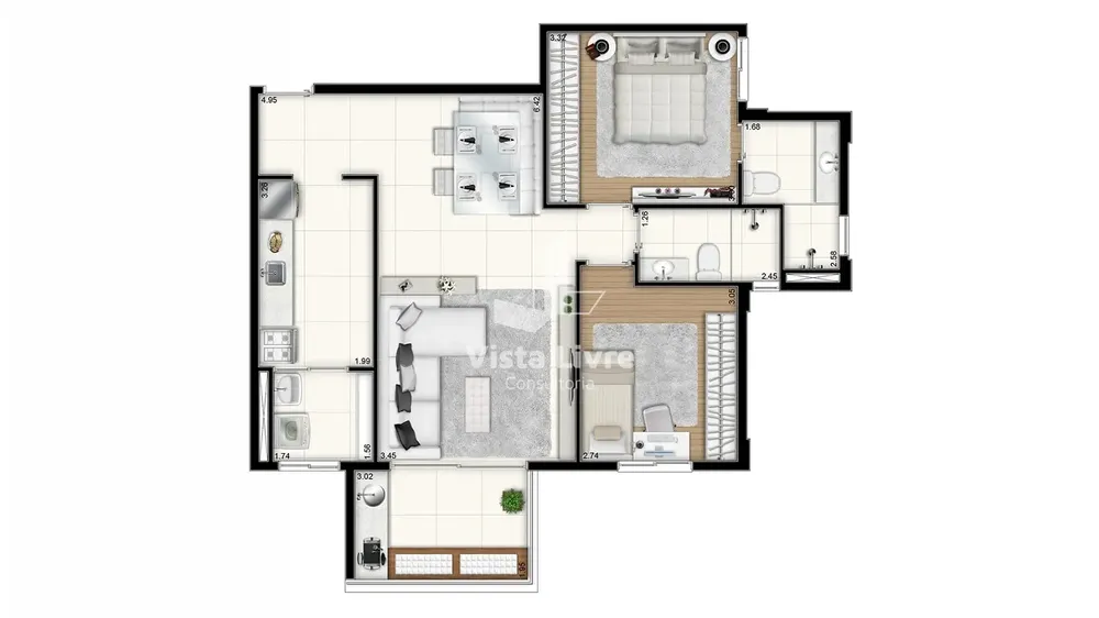 Apartamento, 2 quartos, 78 m² - Foto 5