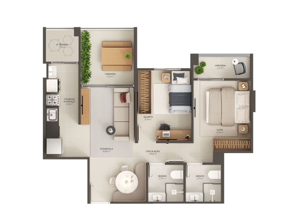 Apartamento à venda com 3 quartos, 162m² - Foto 10