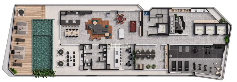 Apartamento, 1 quarto, 34 m² - Foto 3