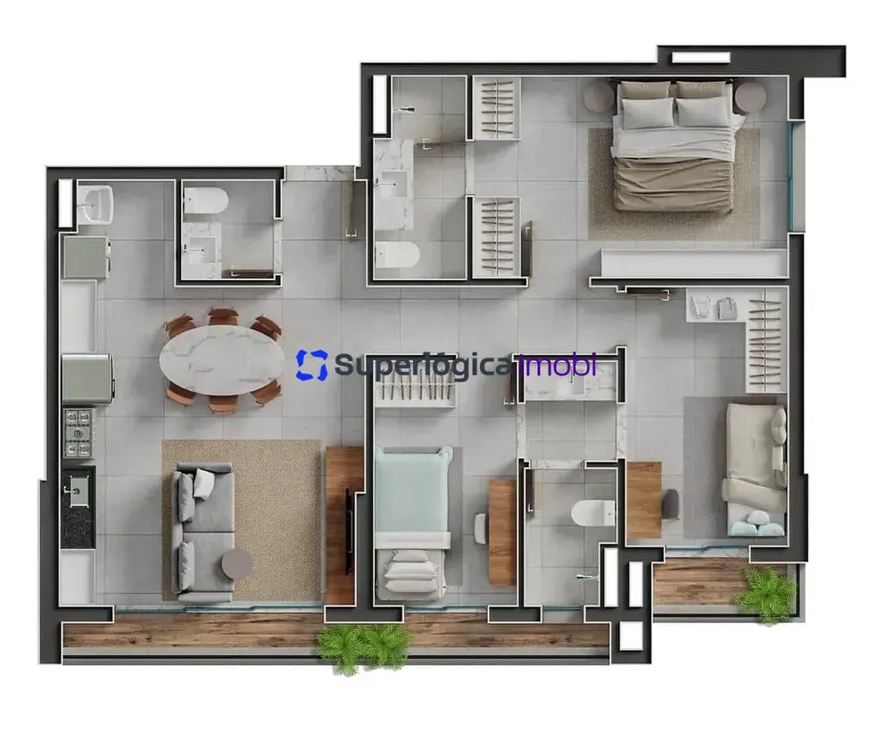 Apartamento, 2 quartos, 72 m² - Foto 1