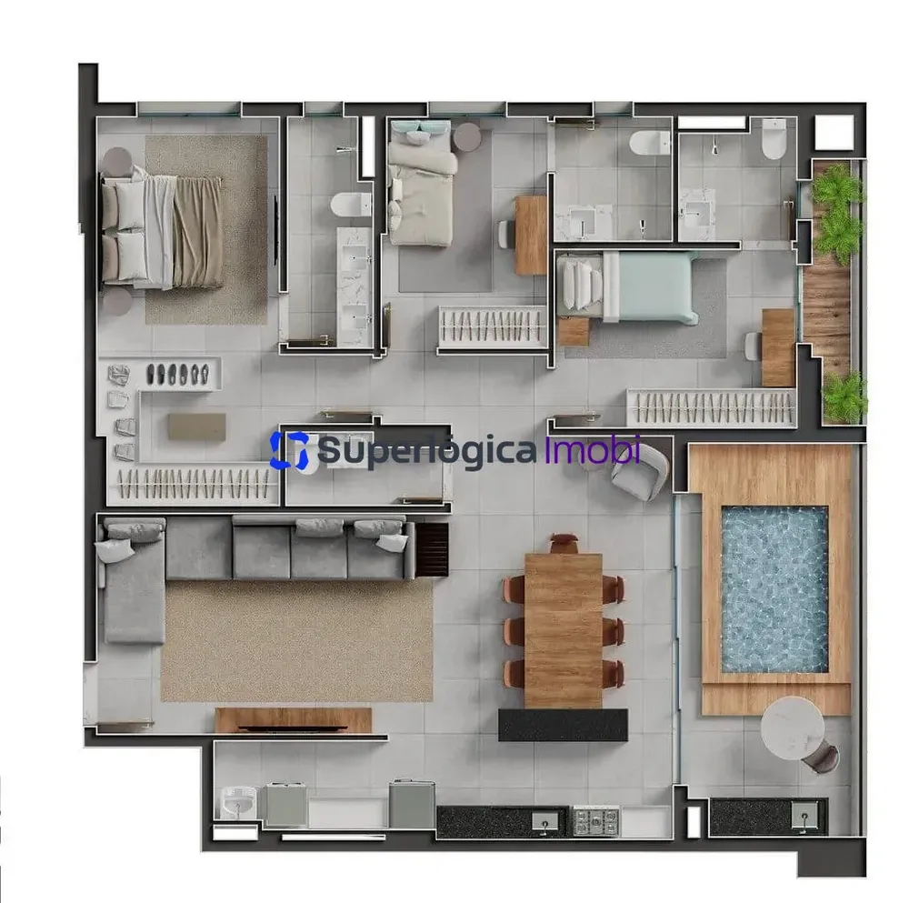 Apartamento, 2 quartos, 72 m² - Foto 2