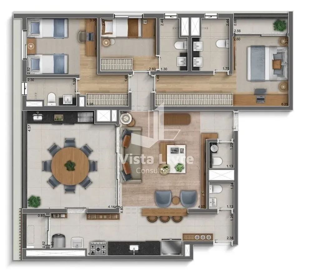 Apartamento, 3 quartos, 107 m² - Foto 8