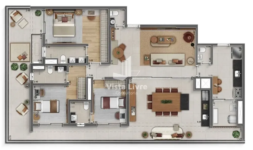 Apartamento, 3 quartos, 107 m² - Foto 5