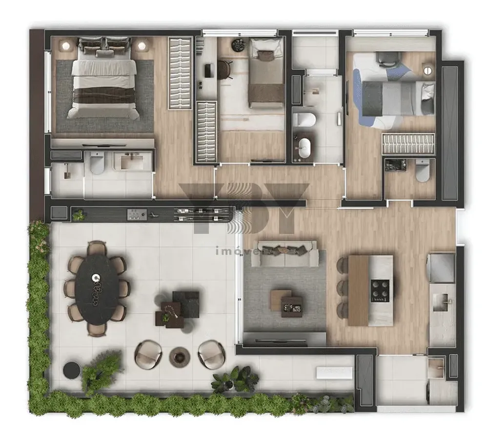 Apartamento, 2 quartos, 198 m² - Foto 4