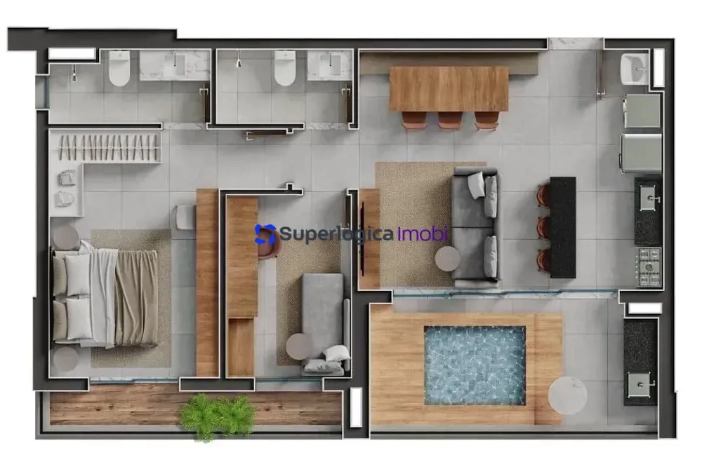 Apartamento, 2 quartos, 80 m² - Foto 4