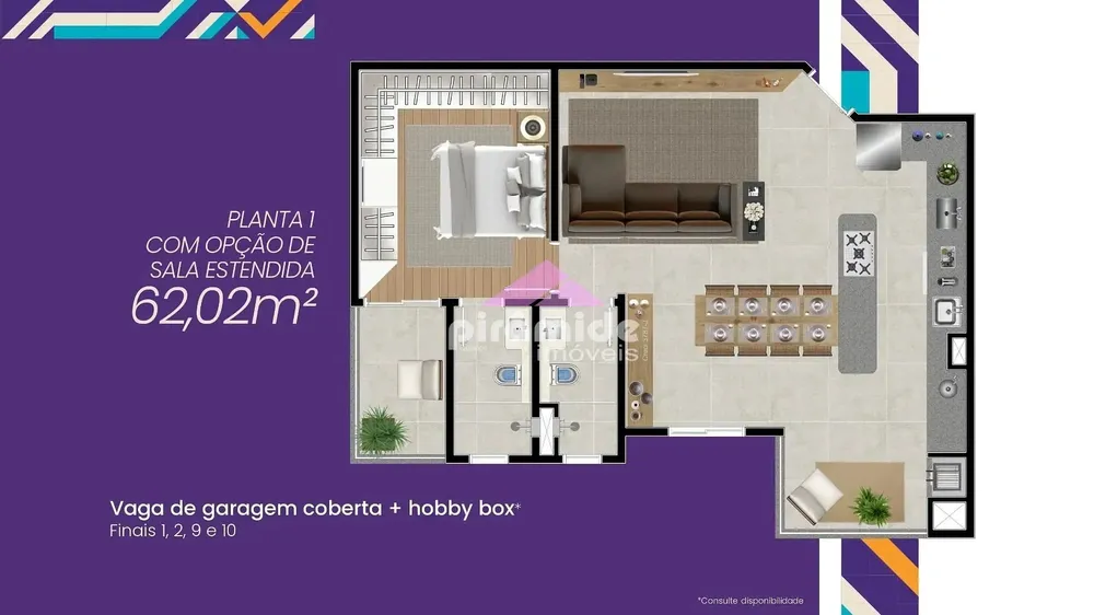Apartamento, 2 quartos, 62 m² - Foto 4