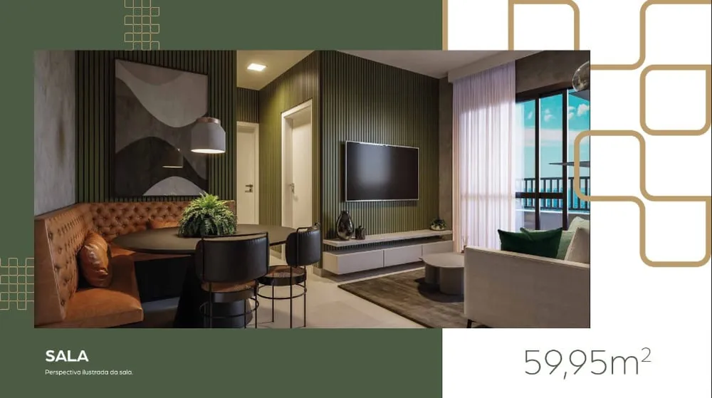 Apartamento, 2 quartos, 59 m² - Foto 2