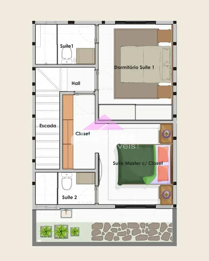 Casa, 1 quarto, 89 m² - Foto 3