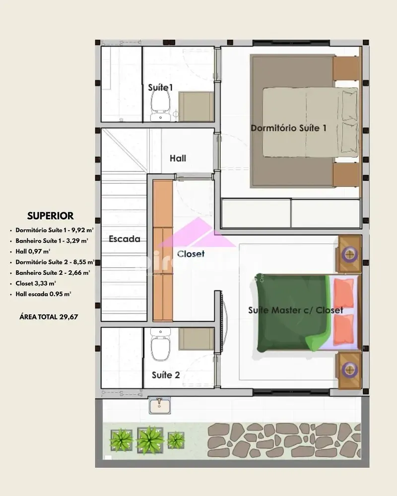 Casa, 1 quarto, 89 m² - Foto 1