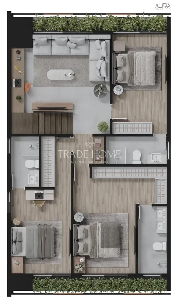 Apartamento, 3 quartos, 137 m² - Foto 7