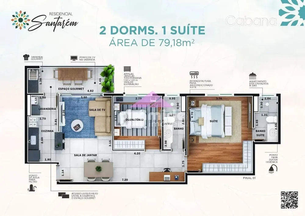 Apartamento, 2 quartos, 79 m² - Foto 4