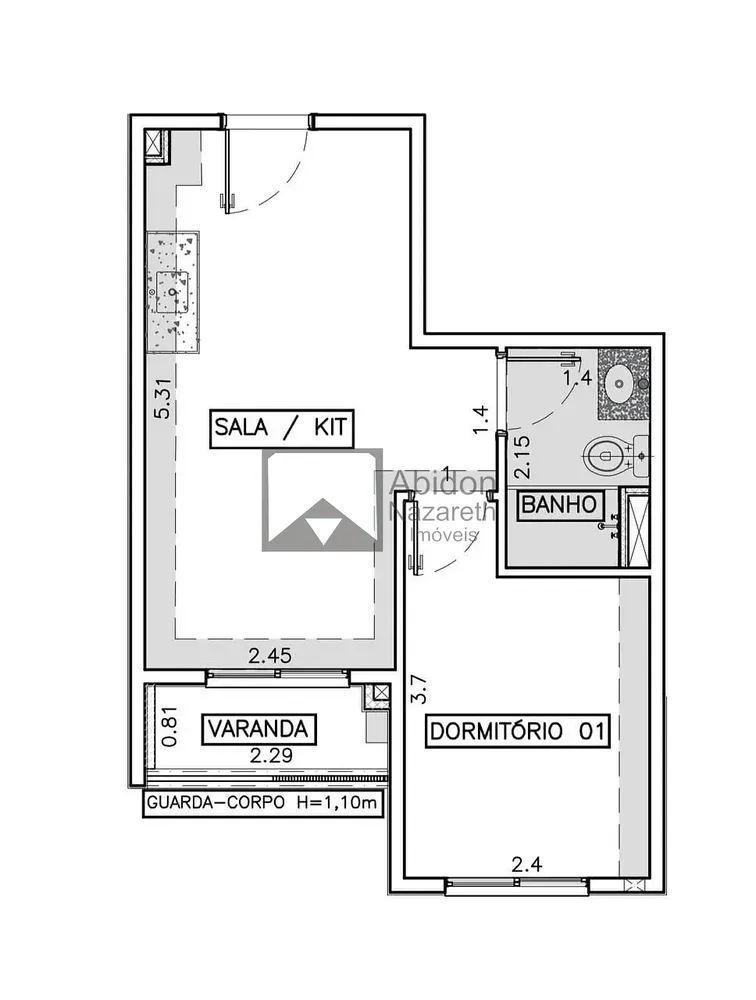 Apartamento, 1 quarto, 32 m² - Foto 23