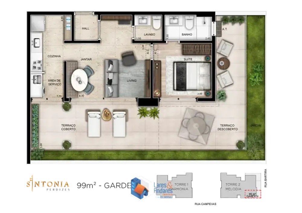 Apartamento, 1 quarto, 83 m² - Foto 4
