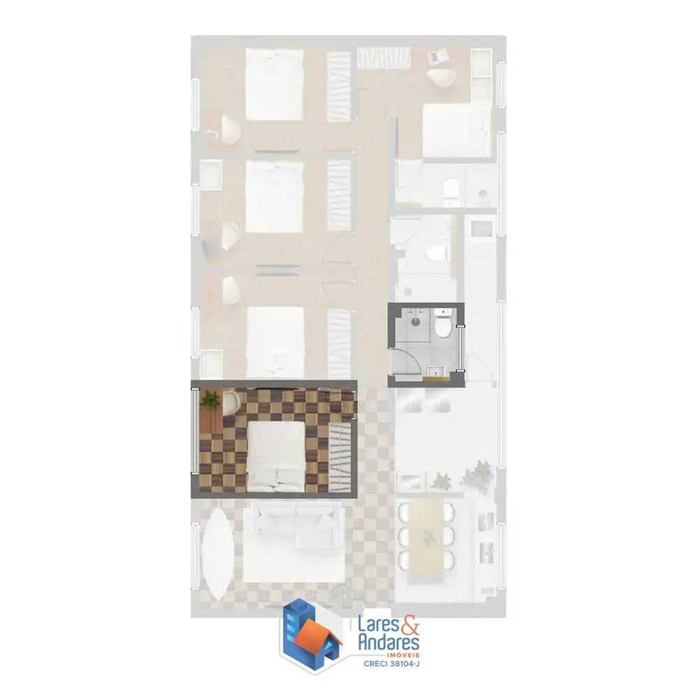 Apartamento, 5 quartos, 134 m² - Foto 5