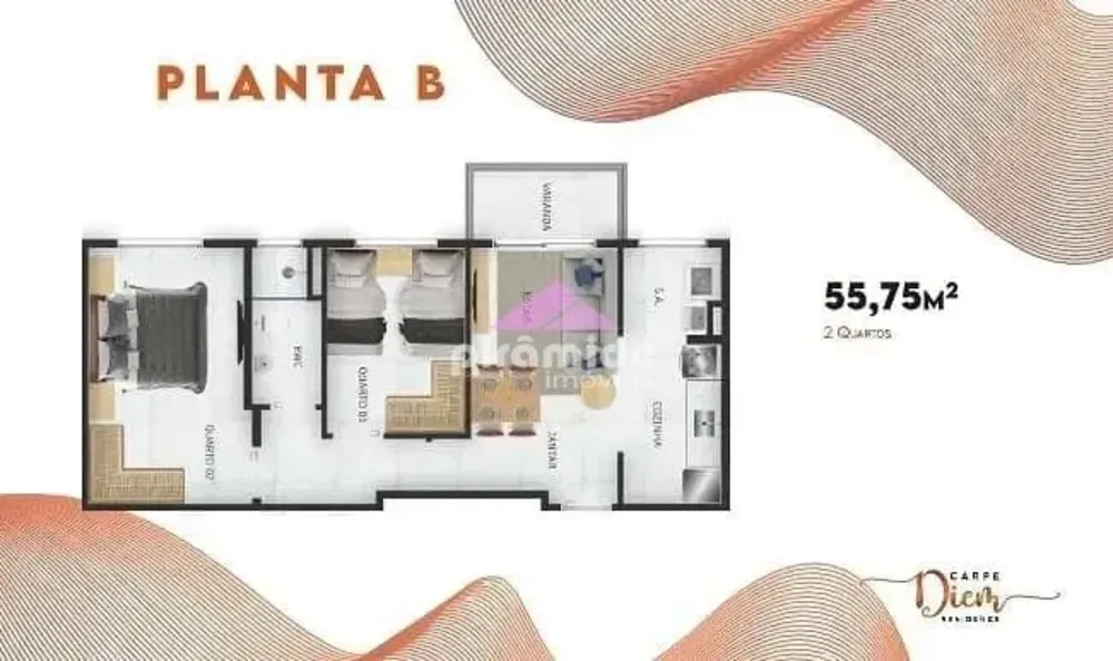 Apartamento, 2 quartos, 55 m² - Foto 5