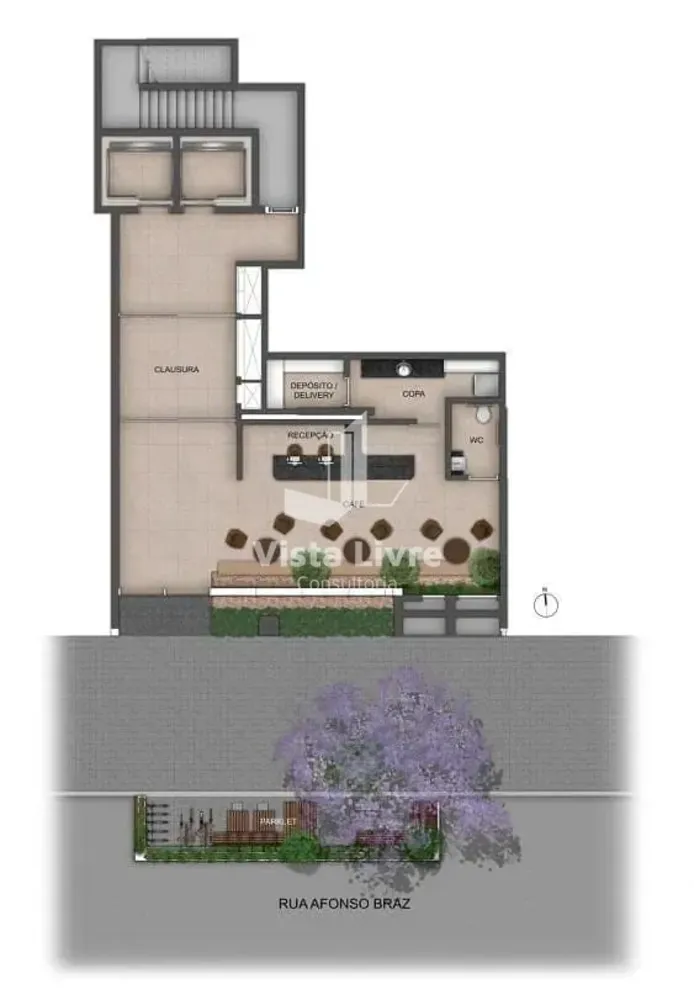 Apartamento, 1 quarto, 43 m² - Foto 2