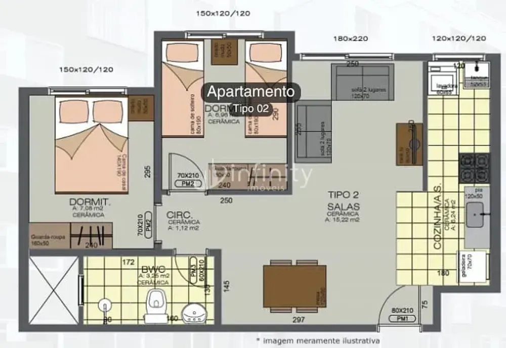 Apartamento, 2 quartos, 46 m² - Foto 5