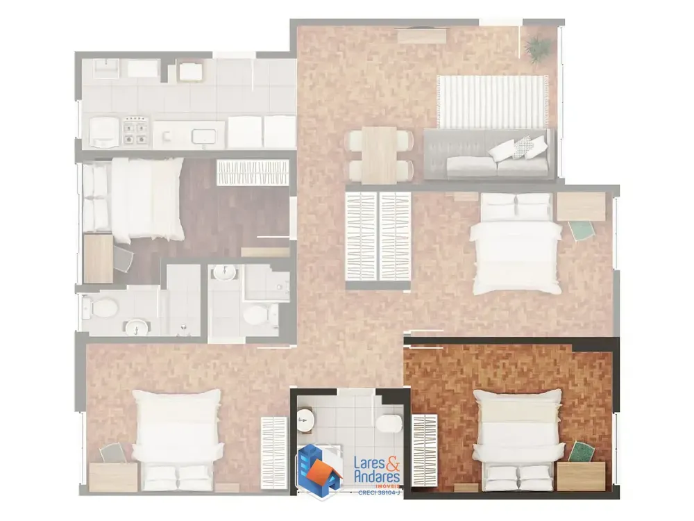 Apartamento, 4 quartos, 110 m² - Foto 6