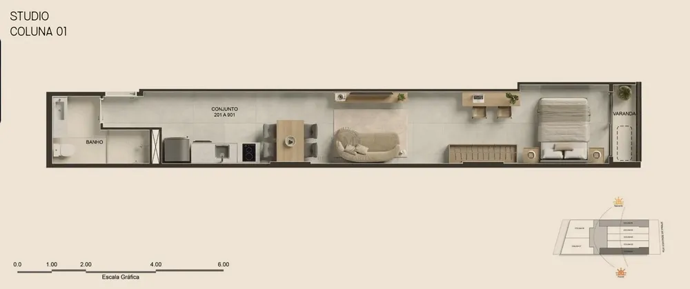 Apartamento, 1 quarto, 40 m² - Foto 4