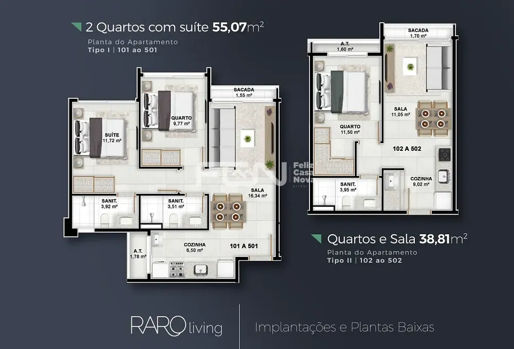 Apartamento, 2 quartos, 55 m² - Foto 7