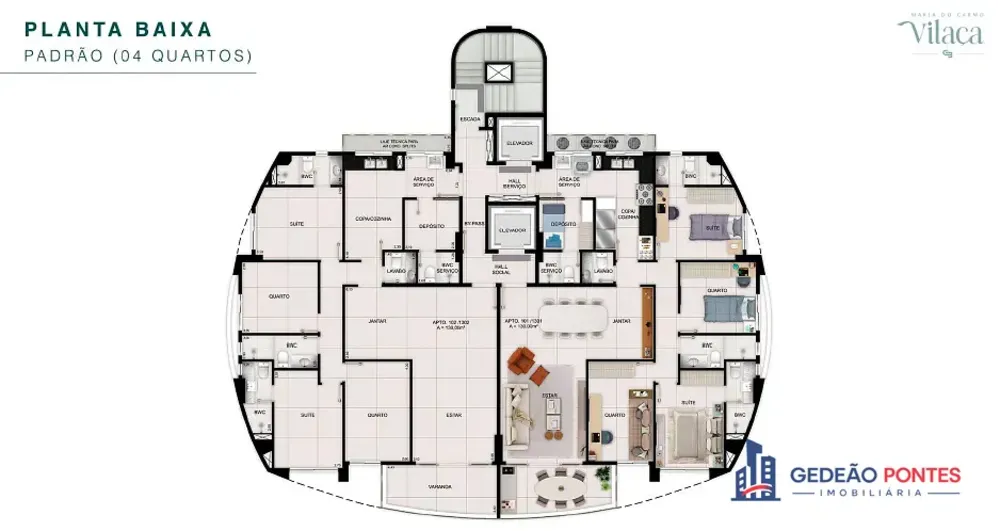 Apartamento, 4 quartos, 130 m² - Foto 5