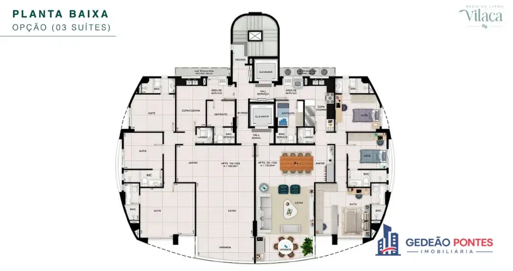 Apartamento, 4 quartos, 130 m² - Foto 3
