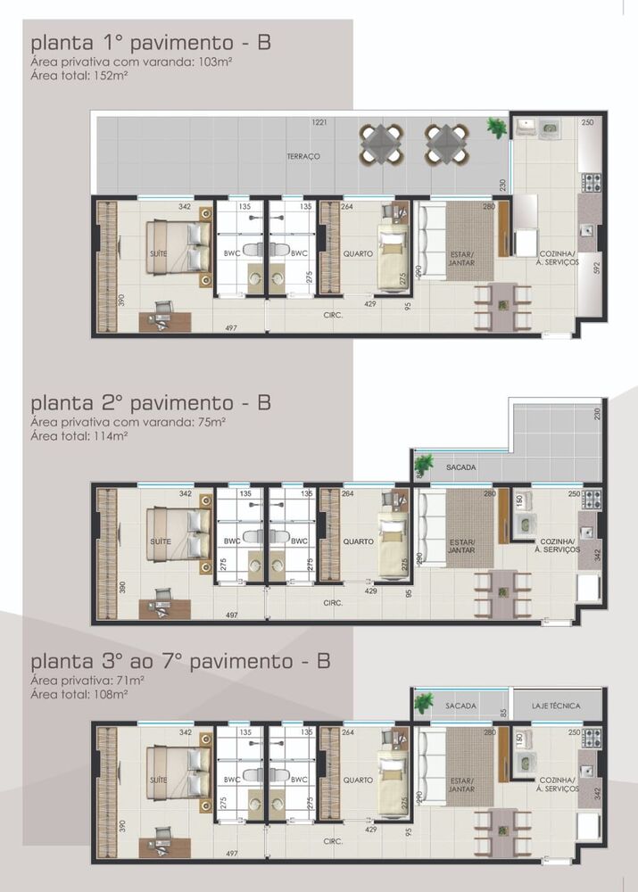 Apartamento, 2 quartos, 67 m² - Foto 1