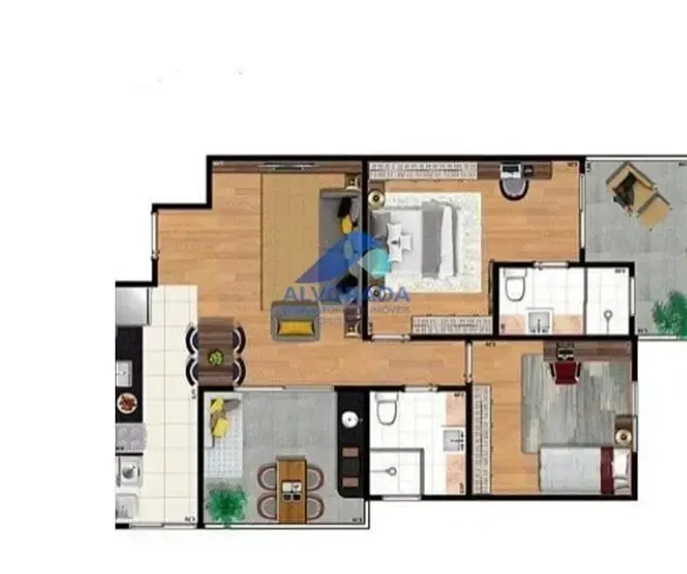 Apartamento, 2 quartos, 75 m² - Foto 3