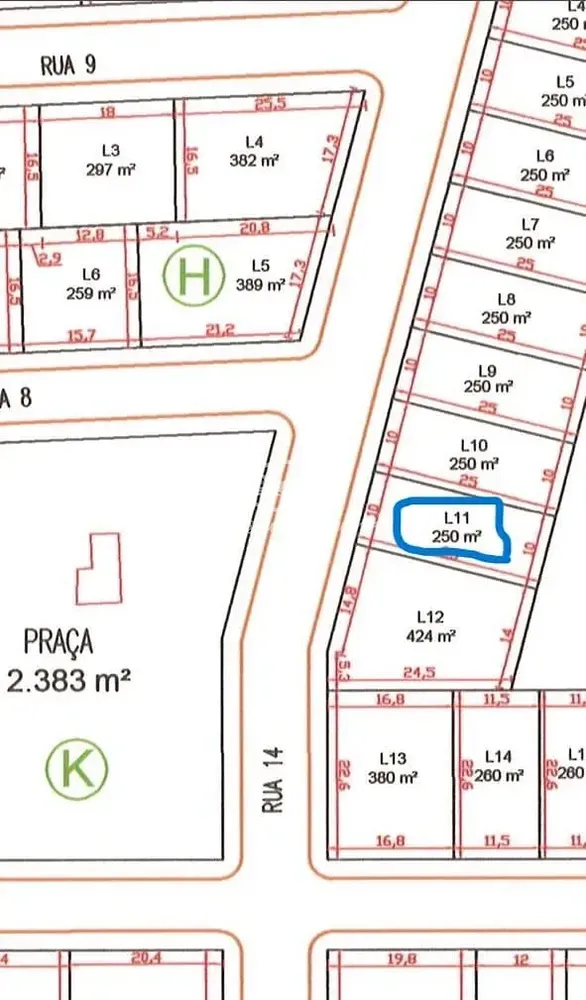 Terreno, 250 m² - Foto 2