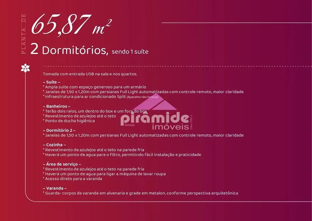 Apartamento, 2 quartos, 65 m² - Foto 2