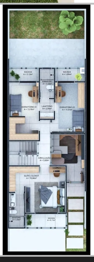 Casa, 3 quartos, 179 m² - Foto 5