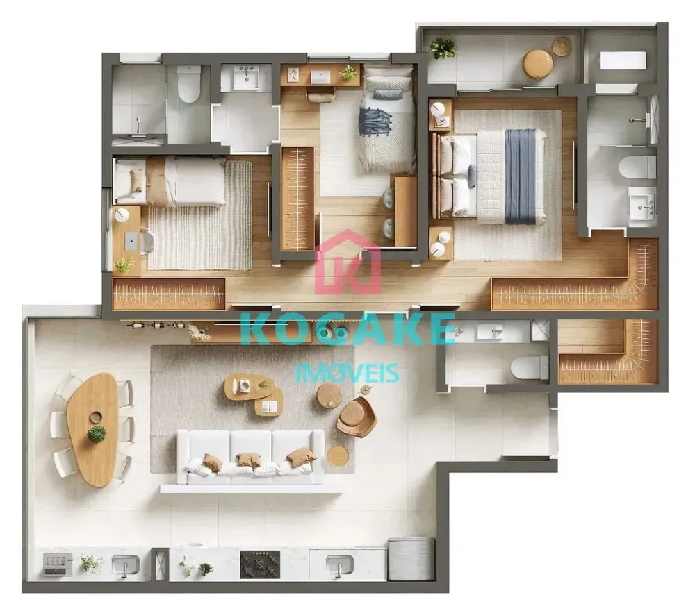 Apartamento, 3 quartos, 87 m² - Foto 5