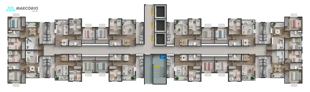 Apartamento, 2 quartos, 42 m² - Foto 2