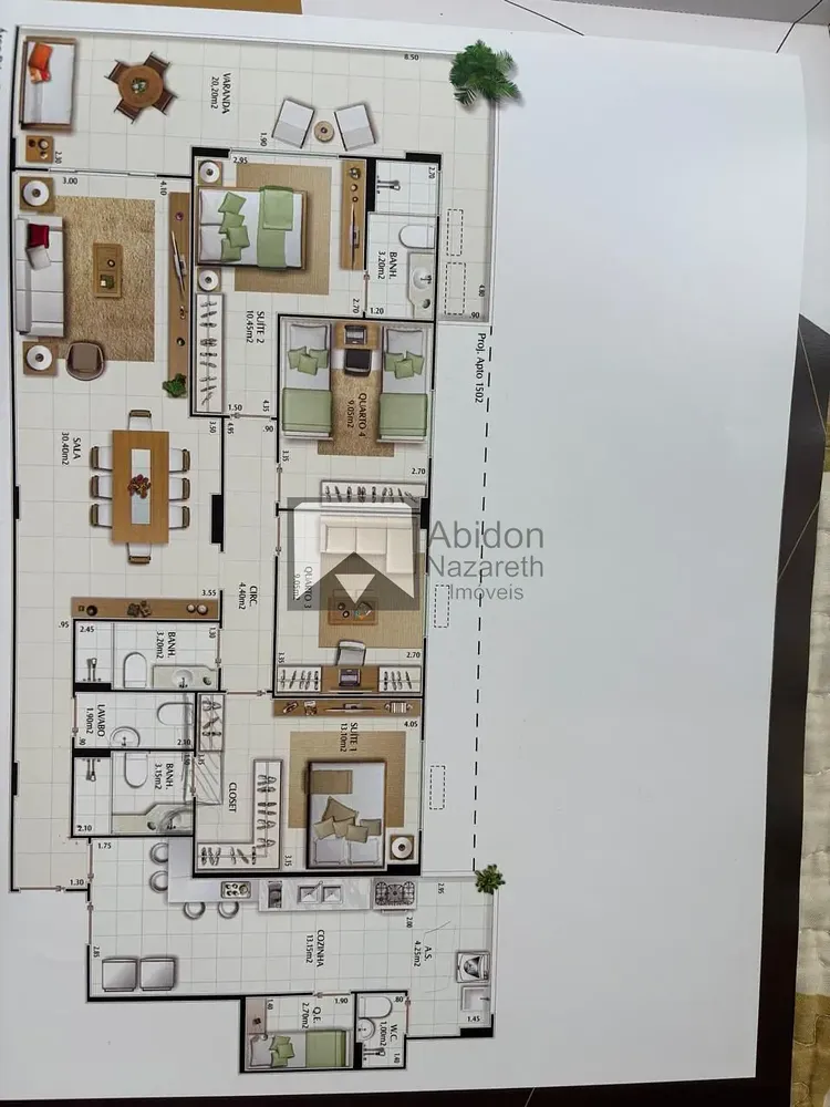 Apartamento, 4 quartos, 150 m² - Foto 2