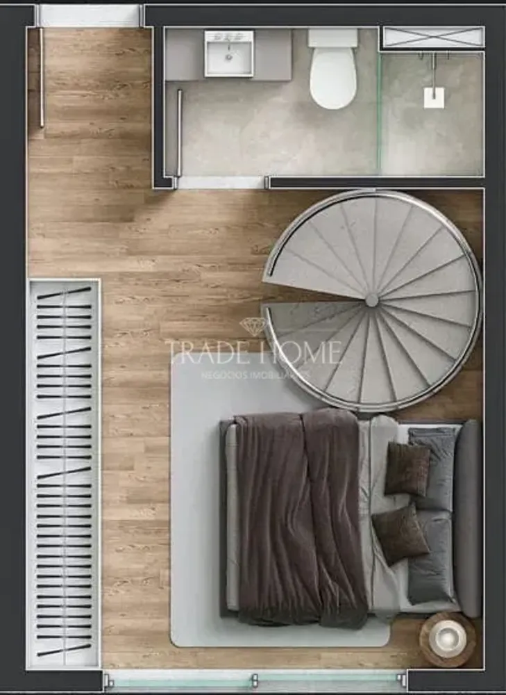 Apartamento, 1 quarto, 64 m² - Foto 2