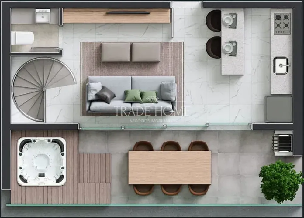 Apartamento, 1 quarto, 64 m² - Foto 3