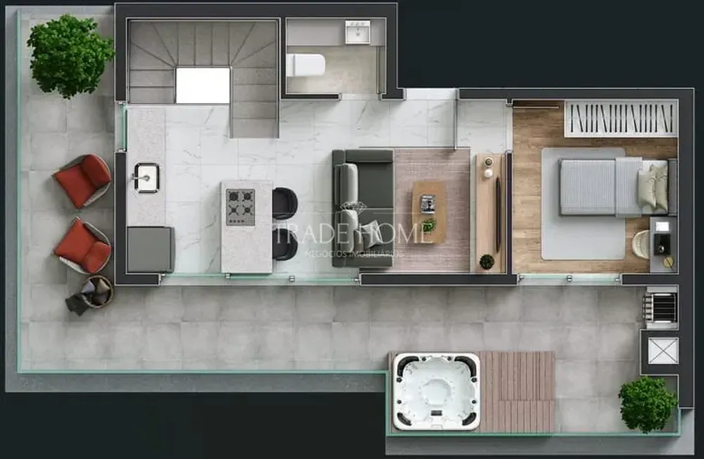 Apartamento, 1 quarto, 62 m² - Foto 6