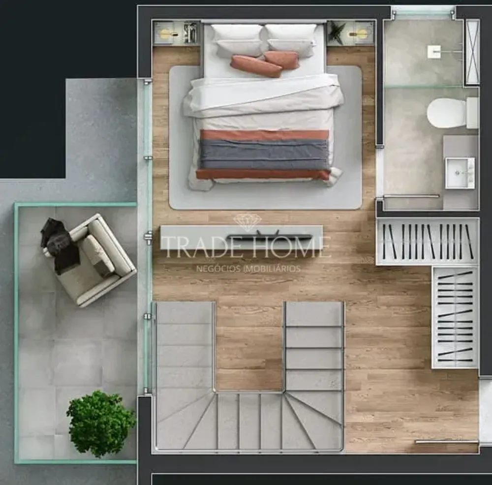 Apartamento, 1 quarto, 62 m² - Foto 1