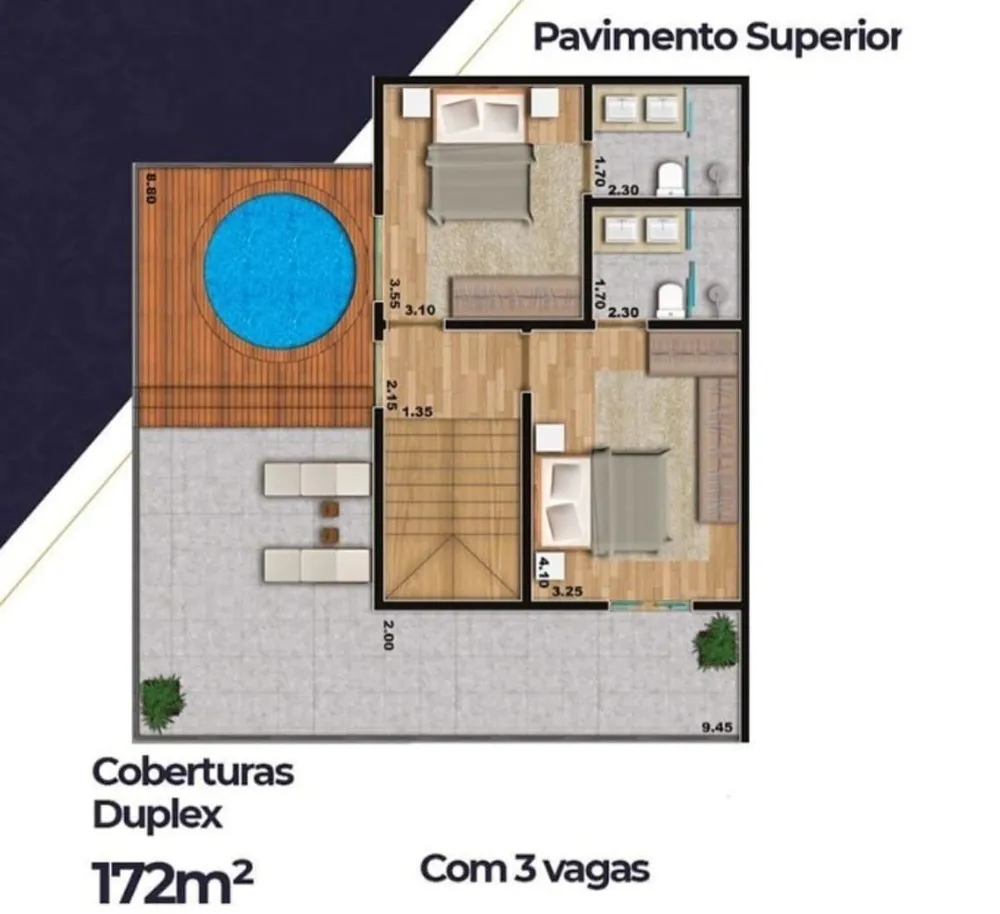 Apartamento, 3 quartos, 172 m² - Foto 8