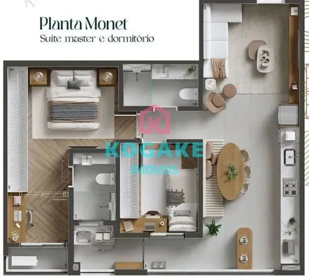 Apartamento, 2 quartos, 71 m² - Foto 1