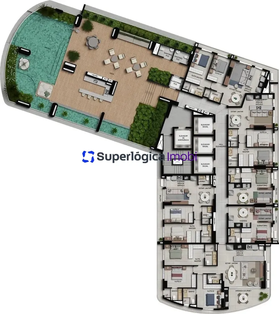 Apartamento, 2 quartos, 74 m² - Foto 4