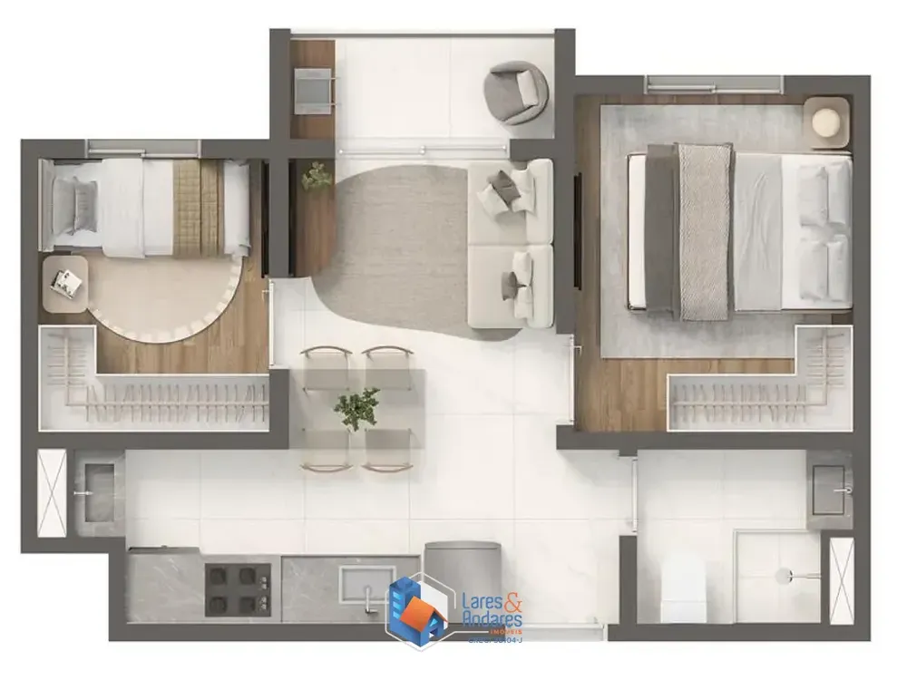 Apartamento, 1 quarto, 24 m² - Foto 4