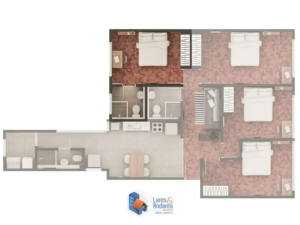 Apartamento, 4 quartos, 114 m² - Foto 5