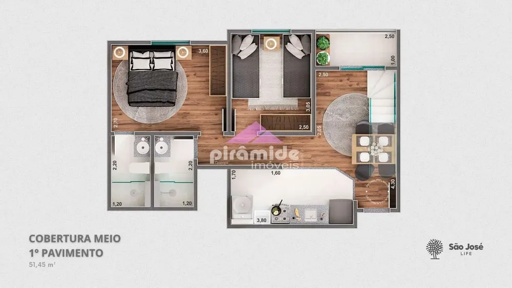 Apartamento, 2 quartos, 105 m² - Foto 3